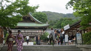新緑の八坂神社。