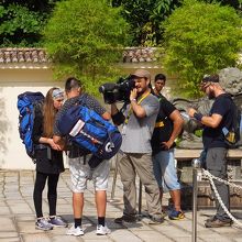 ロケが行われていました