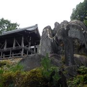 小牧・長久手の戦いで秀吉方が築いた岩崎山砦にある神社