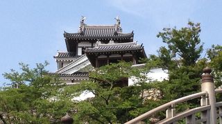 明智光秀による築城。