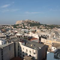 朝食レストラン横のテラスからの眺め