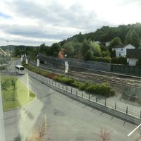 ホテルよりTBAHNを望む