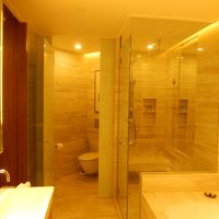 シャワールは充分な広さがあります。ウオシュレットはありません