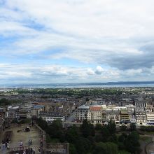 城内から望む風景