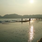 水中花火は珍しい☆