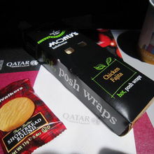 ブリュッセル→ドーハ　軽食