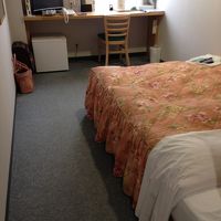 冷蔵庫、テレビ、ドライヤー、湯沸かし器がありました