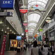 延々と続くセンター街