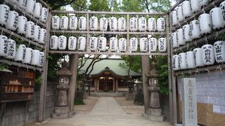 浦江公園内にある神社