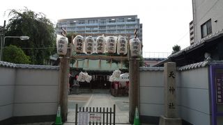 福島の下の天神とも呼ばれている神社