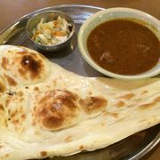 無難なインド料理です、先ずはランチのカレーをお試しください