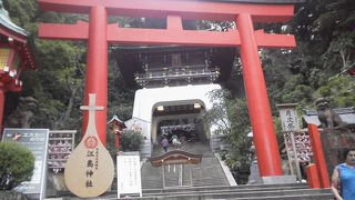 エスカー使わず自力で参拝「江島神社」～江の島～