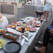 バーベキューがメイン