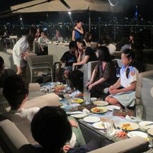 地元ＴＶ局が取材に来てました