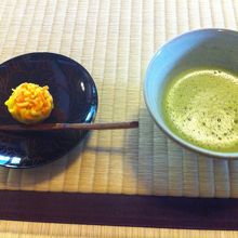 お抹茶をいただきました