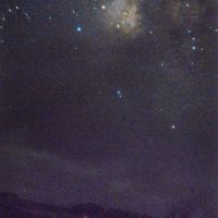 サトウキビと天の川