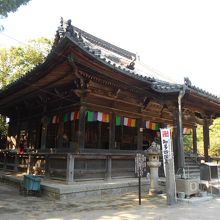 左手からの本堂の眺め。一際大きくて立派な御堂です。