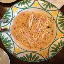 「ベーコンのカルボナーラのパスタ（大）」￥1130