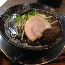 僕のお勧め黒とんこつラーメン
