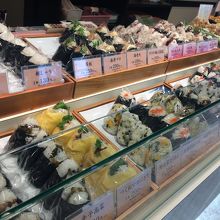 種類豊富なおにぎり