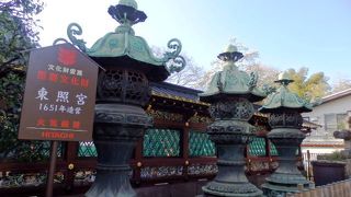 諸大名が奉納した上野東照宮銅燈籠