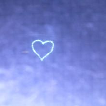 スケルトンの床から見えた、ハート