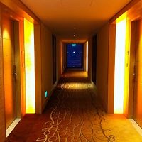 スマホで撮影しても廊下がかっこいい！！