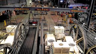 ケーブルカーの仕組みがよくわかる展示　無料