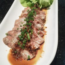 牛肉のたたきです