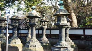 日本三大石灯籠のひとつがある上野東照宮石灯籠