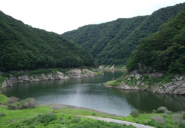 ニジマス釣りも出来る綺麗な水