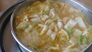 暑い夏のとり野菜鍋