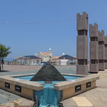 入ってすぐの風景