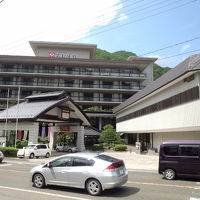 外から撮った旅館風景