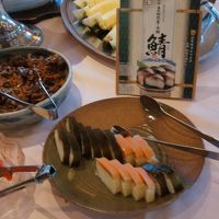 朝食に米子名物・米屋吾左衛門鮓あり