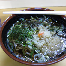 山菜蕎麦310円