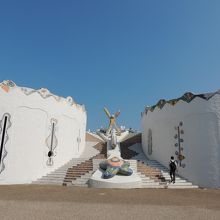 スペイン風の建物がそこらじゅうに