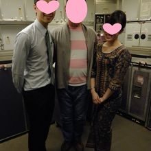 愛想の良いクルーの皆さん