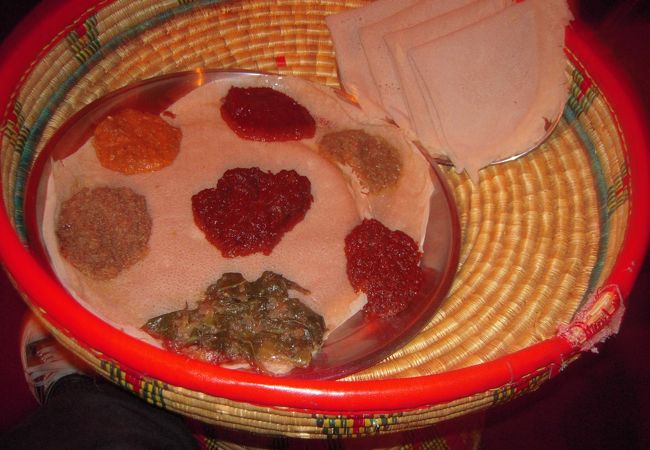 珍しいエチオピア料理