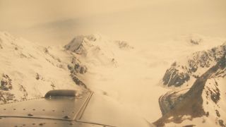 セスナ機からの光景は絶景