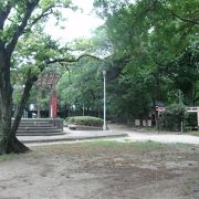 淀城本丸跡を整備した公園
