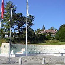 IOC本部、博物館入り口