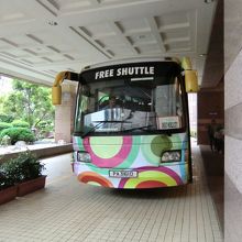 グレートワールドシティーへの無料バス