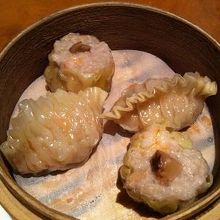 松茸入りシューマイと蒸し餃子