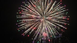 富士五湖花火大会　西湖