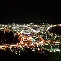 函館山からの夜景です