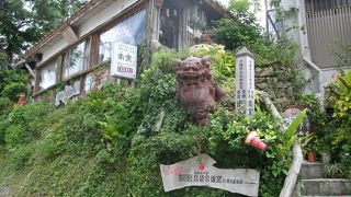 店のすぐ裏には登り窯がある