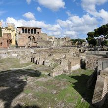 広場の跡です。