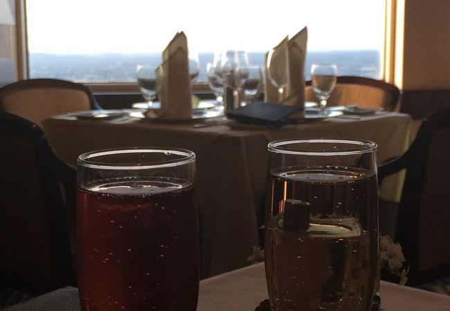 贅沢な気分でディナー