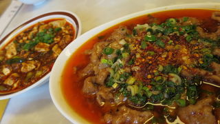 麻婆豆腐がおいしい！